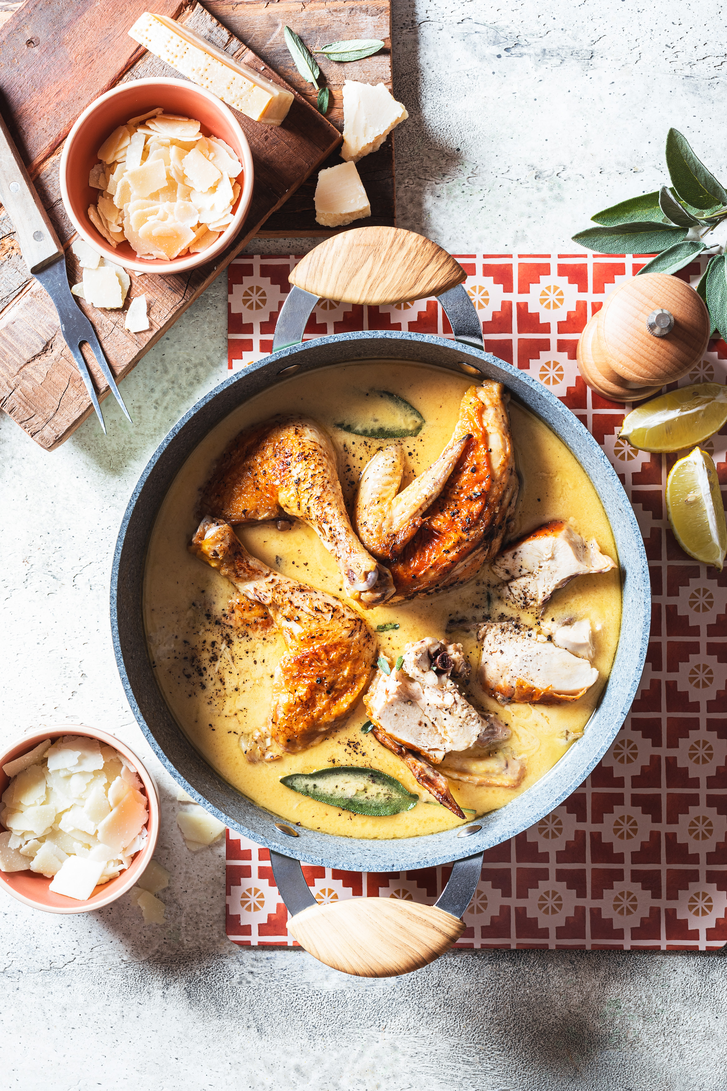 Poulet A La Normande Laurent Mariotte Nos délicieuses recettes de poulet en sauce - Cuisine Actuelle