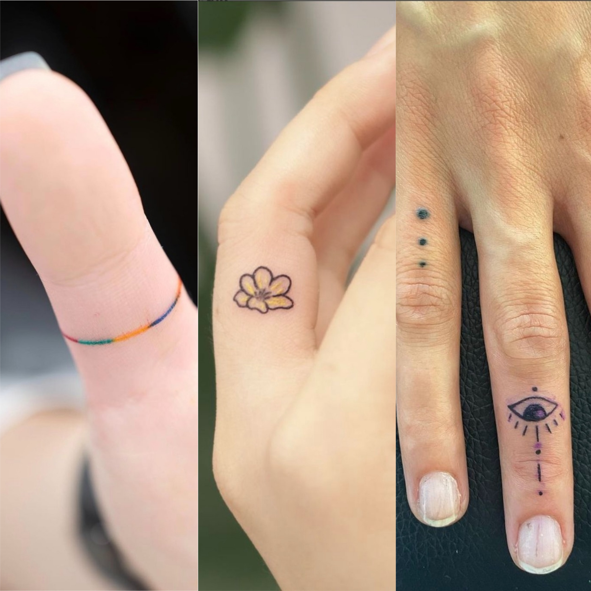 Tatouage : 30 idées de motifs canons pour les doigts - Femme Actuelle