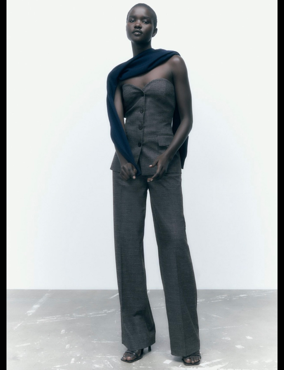 Cales Compensées à Vis En Liège Noir Zara - Taille 41 (US 11 Femme) - Talon Haut - Neuf Sans Boîte