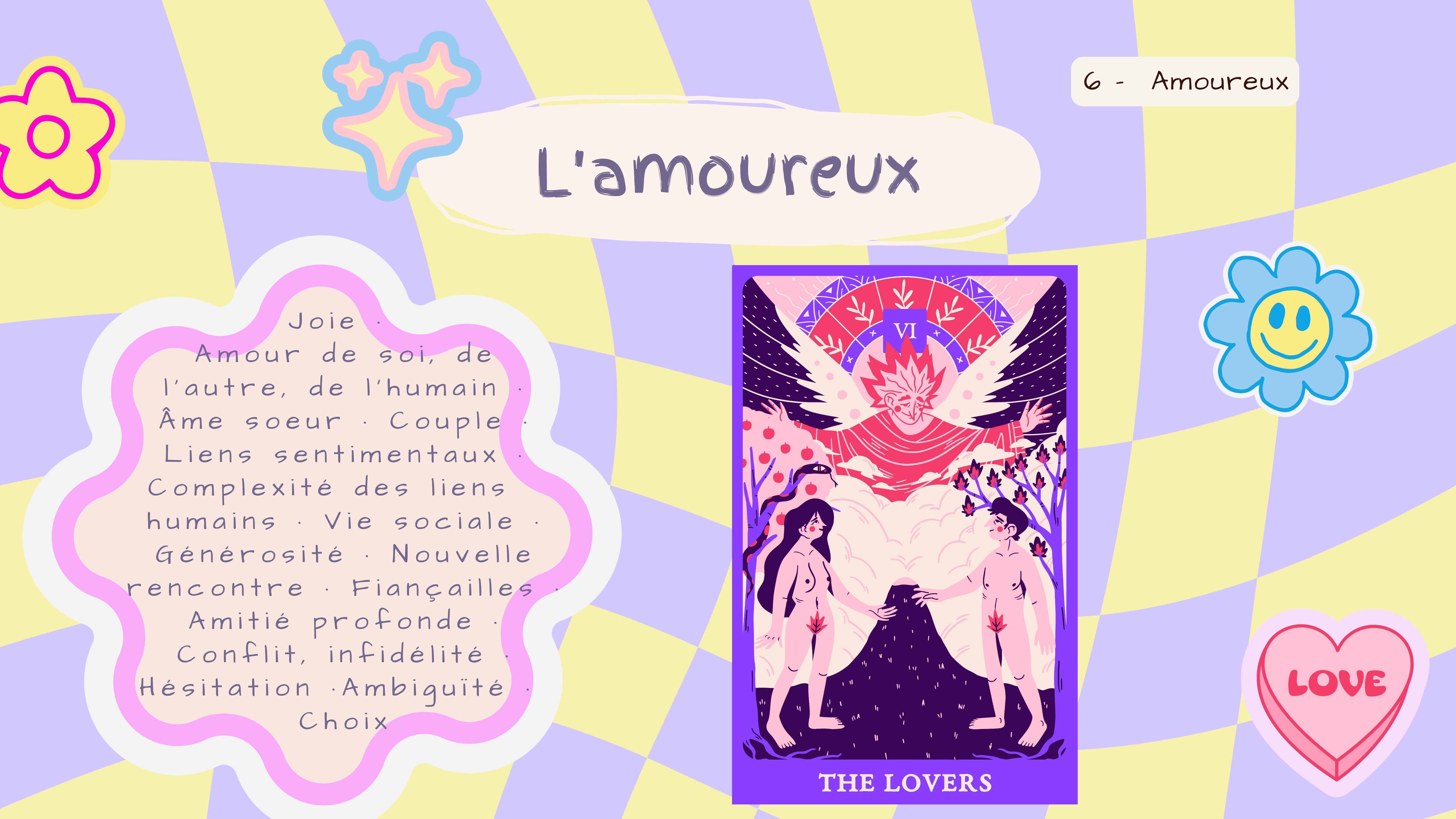 Les Secrets du Tarot: L'AMOUREUX (Arcane 6)