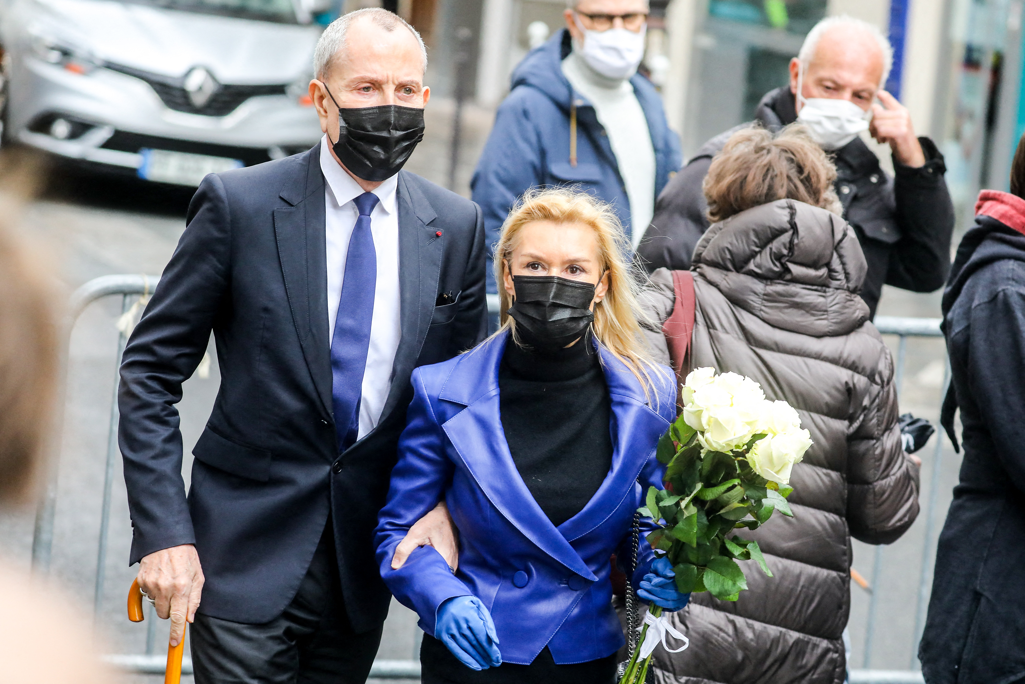 Photo De La Tombe De Patrick Dupont Obsèques du danseur étoile Patrick Dupond à l'église Saint-Roch à Paris, le  11 mars 2021. - Gala