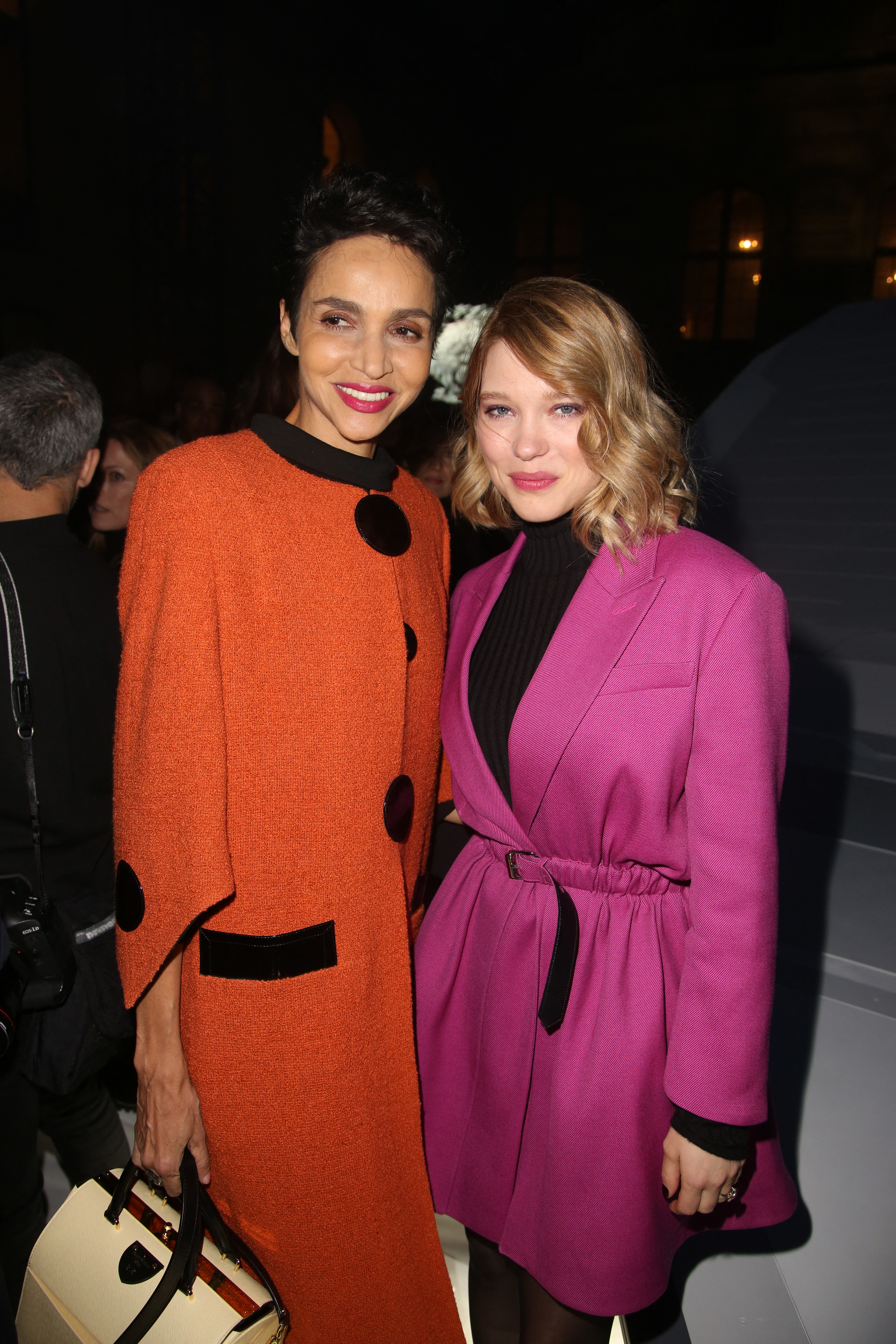 Photo : Farida Khelfa et sa belle-fille Camille Seydoux (soeur de