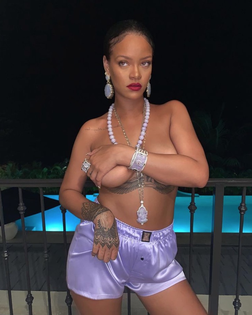 Instagram : Rihanna se dévoile topless, Louane et Florian Rossi amoureux -  Télé Loisirs